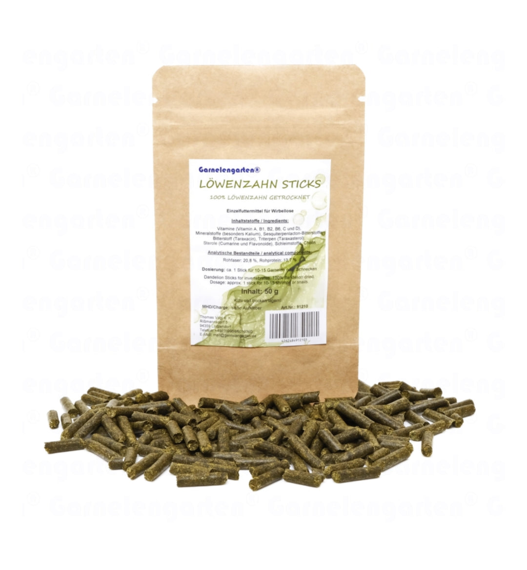 Garnelengarten® Löwenzahn Sticks 50 g