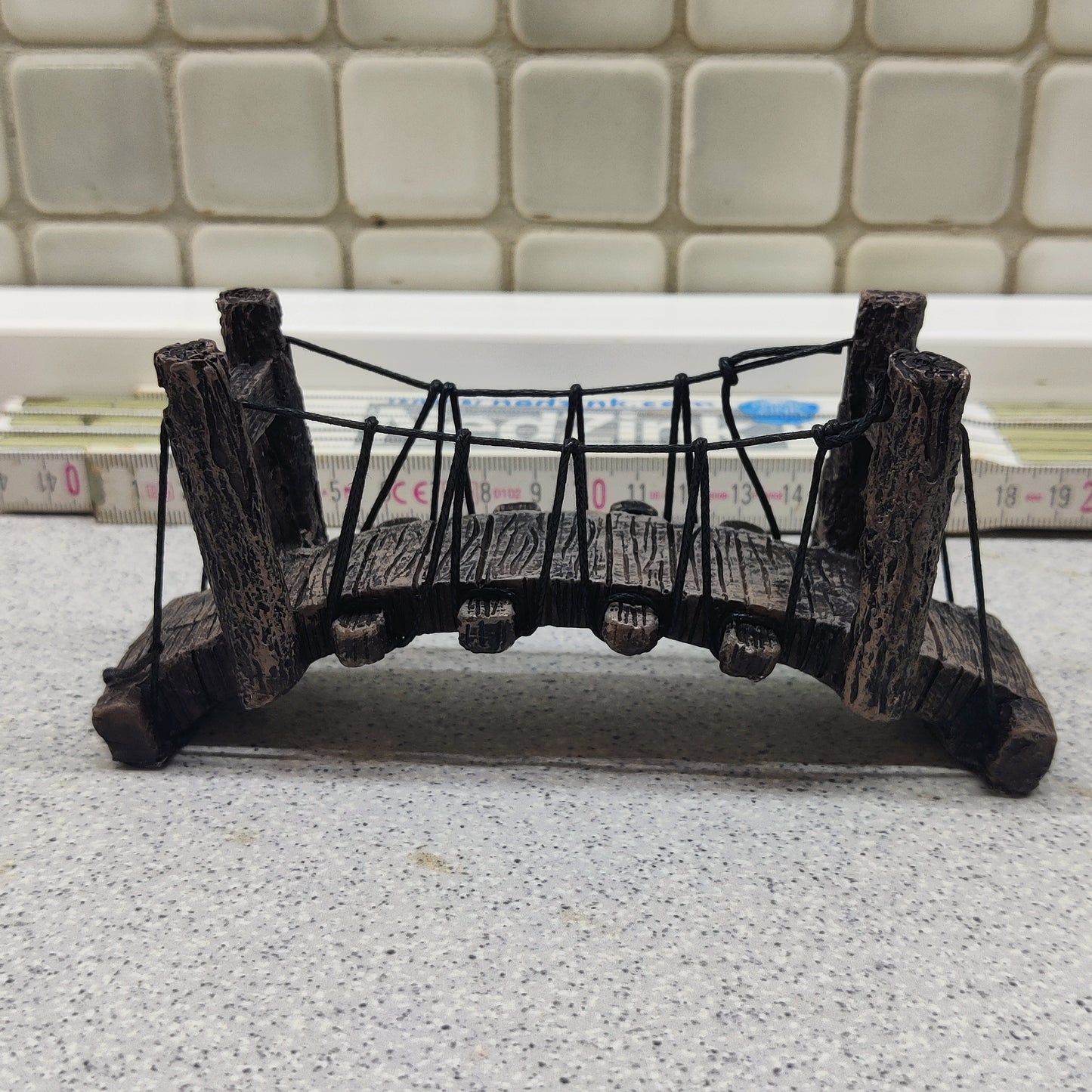 Dekorative Aquarium-Brücke "Rustic Bridge"