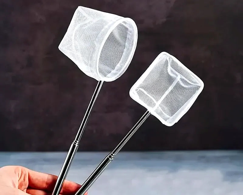 Aquariumfischernetz mit ausziehbarem Griff