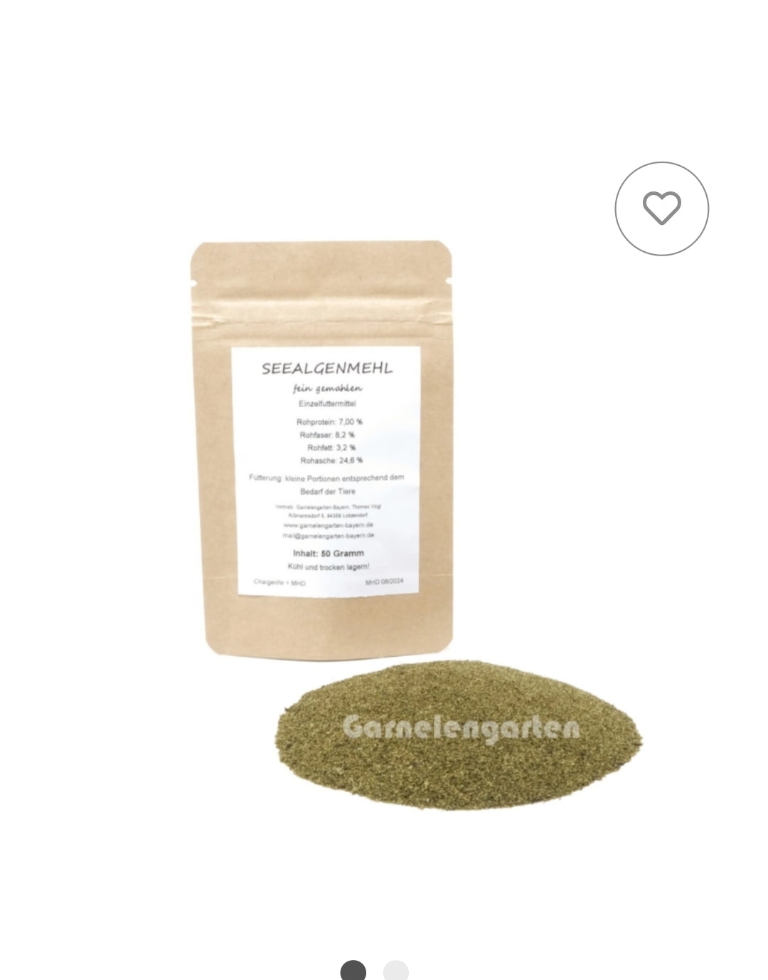 Seealgenmehl 50 gr - fein gemahlen