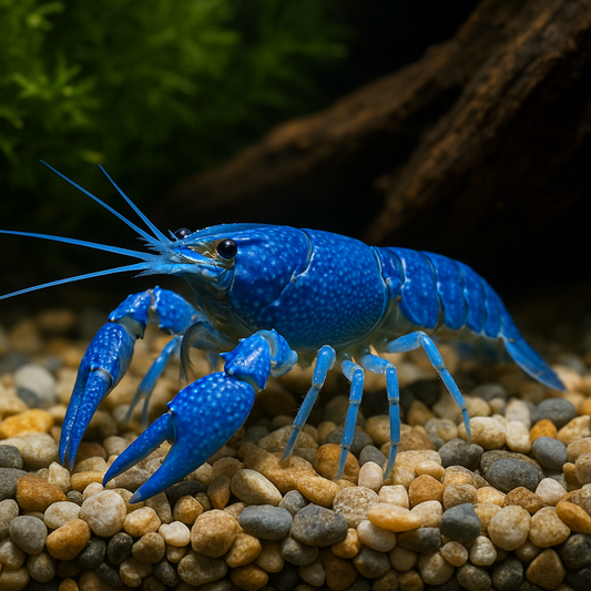 Der Blaue Floridakrebs (Procambarus alleni)