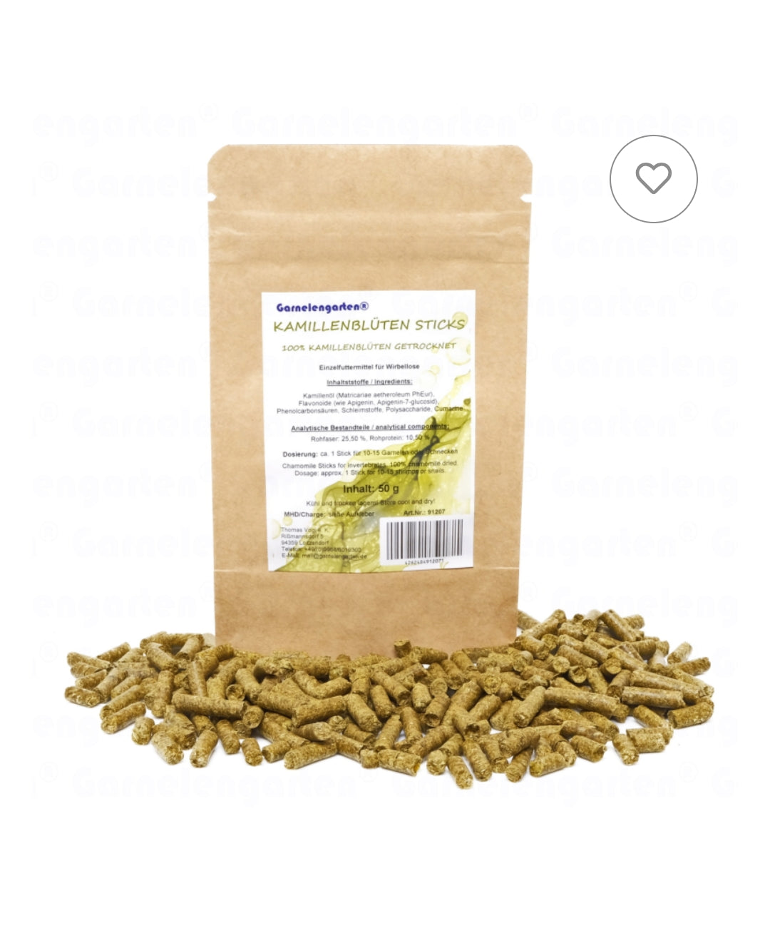 Garnelengarten® Kamillenblüten Sticks 50 g