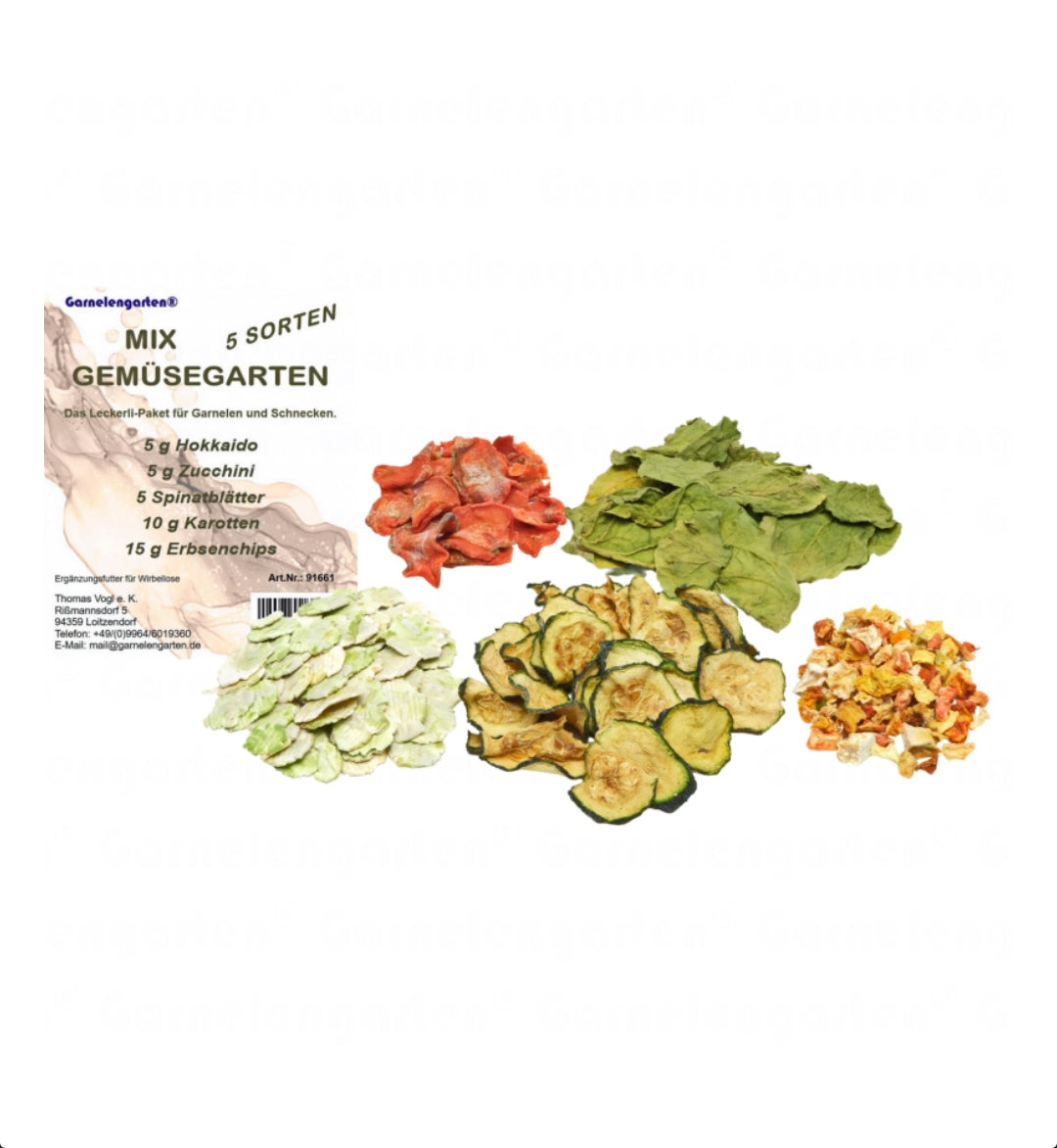 Garnelengarten® Mix Gemüsegarten - 5 Sorten