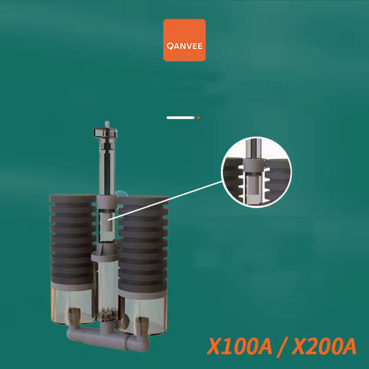 QANVEE Bio-Schwammfilter für Aquarien
