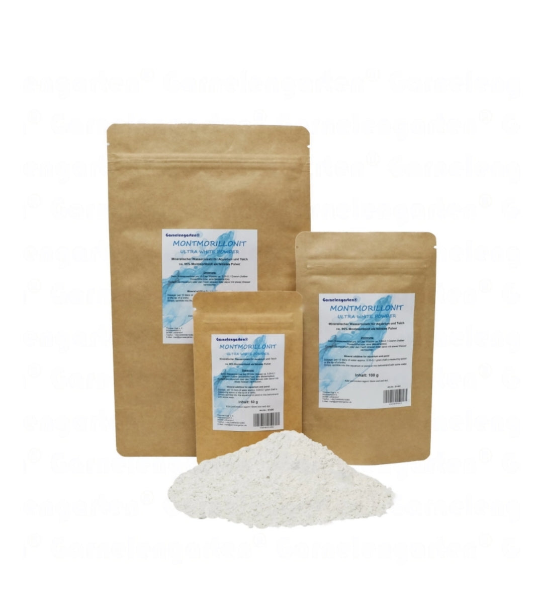 Garnelengarten® Montmorillonit Ultra White Powder