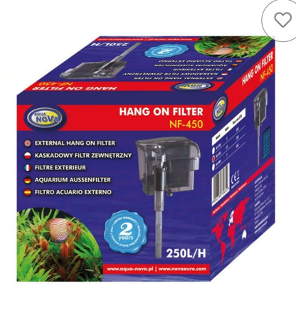 Aqua Nova Hang On Filter NF-300/Filter NF-450