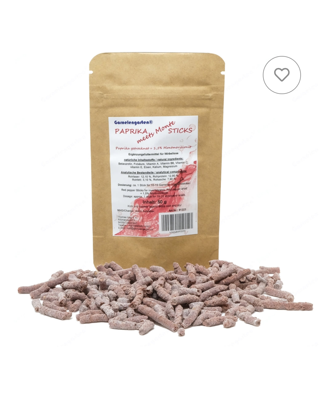 Garnelengarten® Paprika meets Monte Sticks