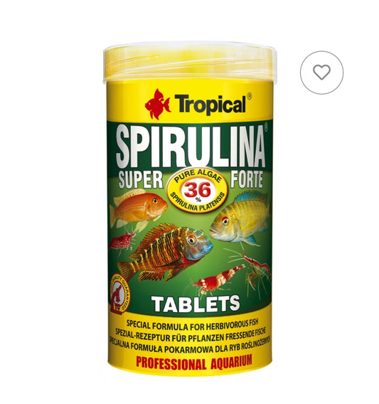 Tropical Super Spirulina Forte 36% Tablets 50 ml