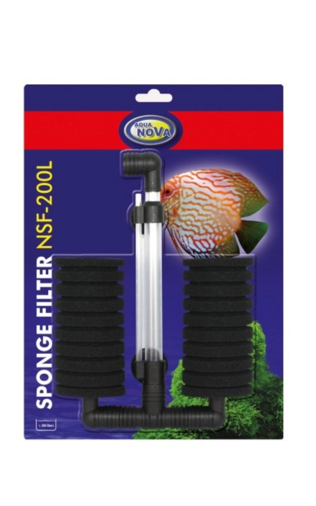 Aqua Nova Doppelter Bio-Schwammfilter NSF-200L