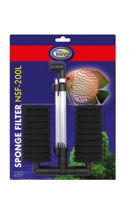 Aqua Nova Doppelter Bio-Schwammfilter NSF-200L