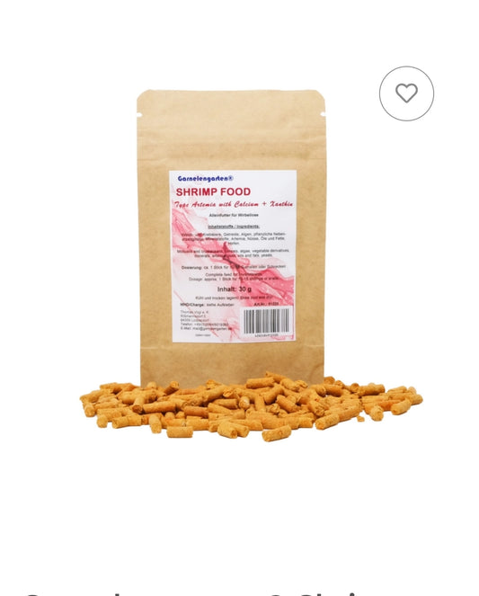Garnelengarten® Shrimp Food Type Artemia with Calcium + Xanthin 30 g